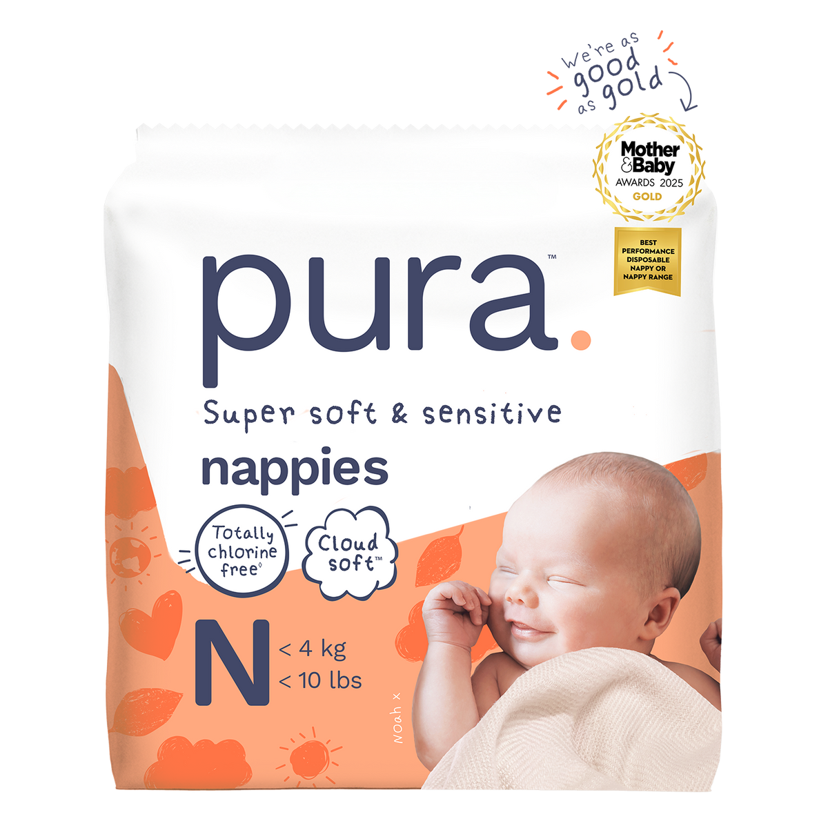 Nappies - Super Soft & Safe for Sensitive Skin
