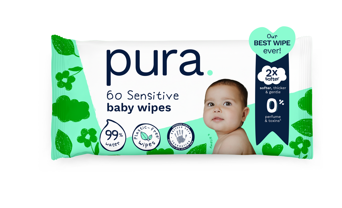 Baby Wipes for Sensitive Skin - 10 x 60 Wipes