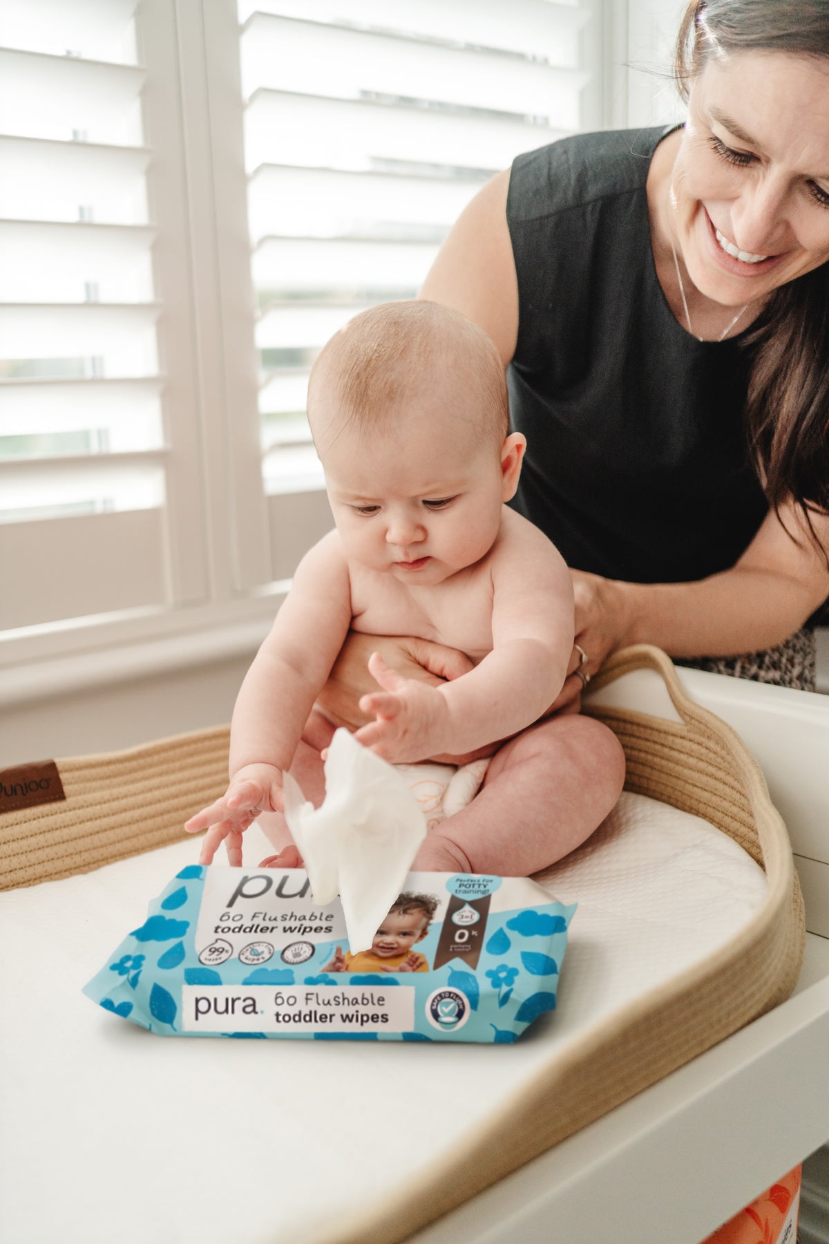 Flushable Baby & Toddler Wipes