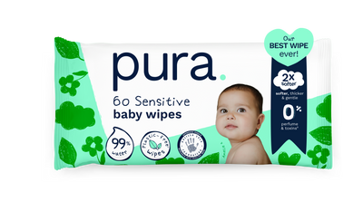 Baby Wipes for Sensitive Skin - 10 x 60 Wipes